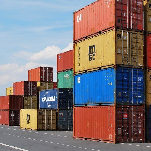 dock, container, export